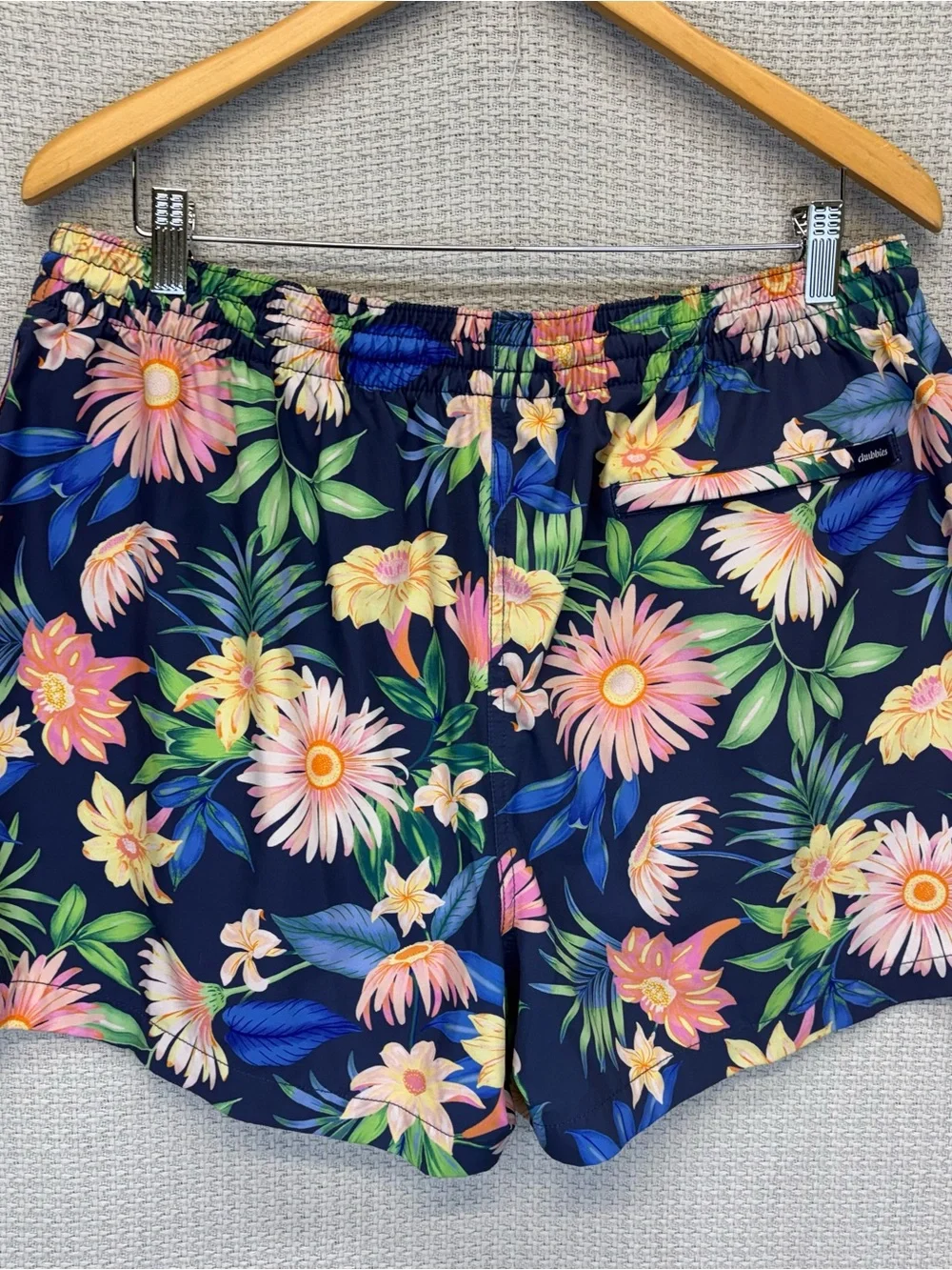 Lot Of 2 Chubbies Swim Trunks XXL Colorful Tropical Jellyfish Beach Floral EUC
